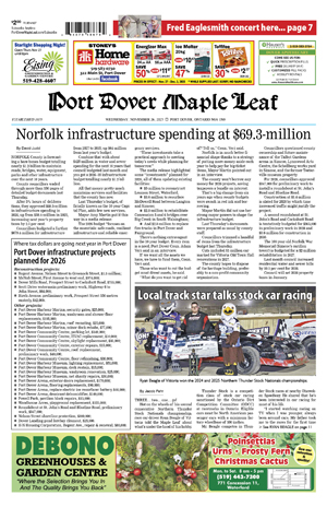 Port Dover Maple Leaf - November 26, 2025 Online Edition