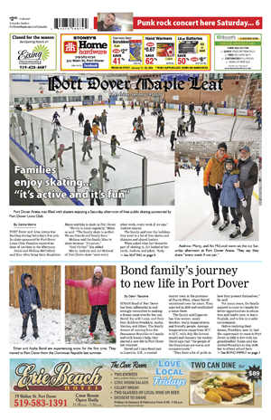 Port Dover Maple Leaf - January 14, 2026 Online Edition