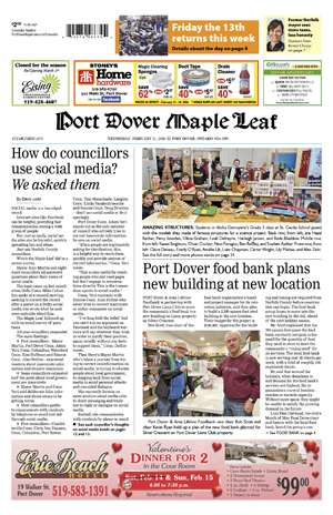 Port Dover Maple Leaf - February 11, 2026 Online Edition