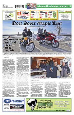Port Dover Maple Leaf - February 18, 2026 Online Edition